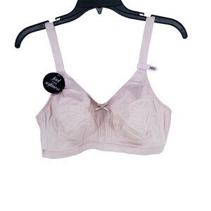 Bali Bra Size 38D Blush Pink Double Support Wireless Soft Touch Cool Comfort